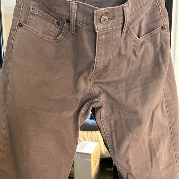 Levi's 511 Classic Strait Light Brown Denim Pants Size 29 - Picture 5 of 5